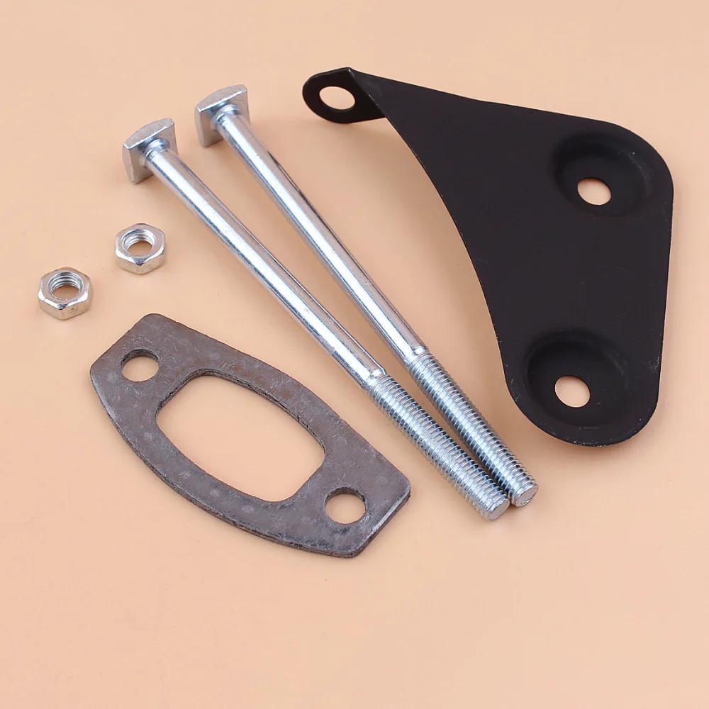 Muffler Screw Bolt Bracket Gasket Repair Kit Fit Husqvarna 50 51 55 Rancher Gas Chainsaw Spare Parts Muffler Screw Bolt Bracket Gasket Repair Kit Fit Husqvarna 50 51 55 Rancher Gas Chainsaw Spare Parts