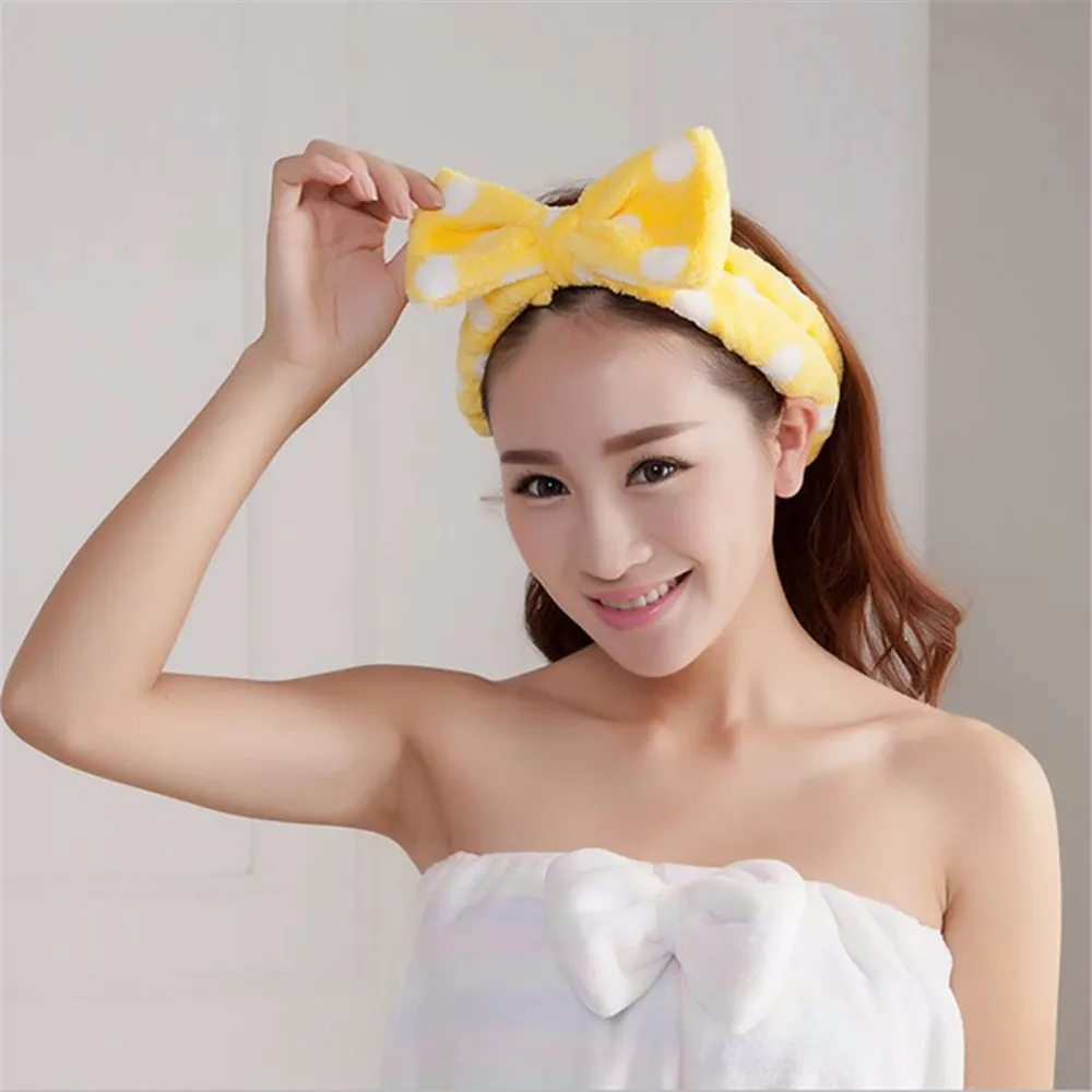 Spa Bath Shower Make Up Wash Face Cosmetic Headband Hair Band Velvet