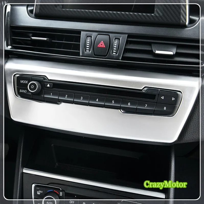 

For BMW 2 Series Active Tourer F45 / Gran Tourer F46 2015-2018 ABS Matte Auto Volume Adjustment Button Trim Sticker Cover 1*