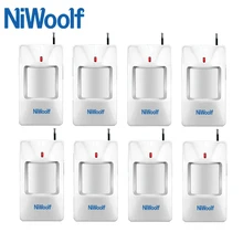 PIR Датчик 433 МГц детектор движения, датчик движения, включая 8 штук, Big Pro motion s, для GSM сигнализация