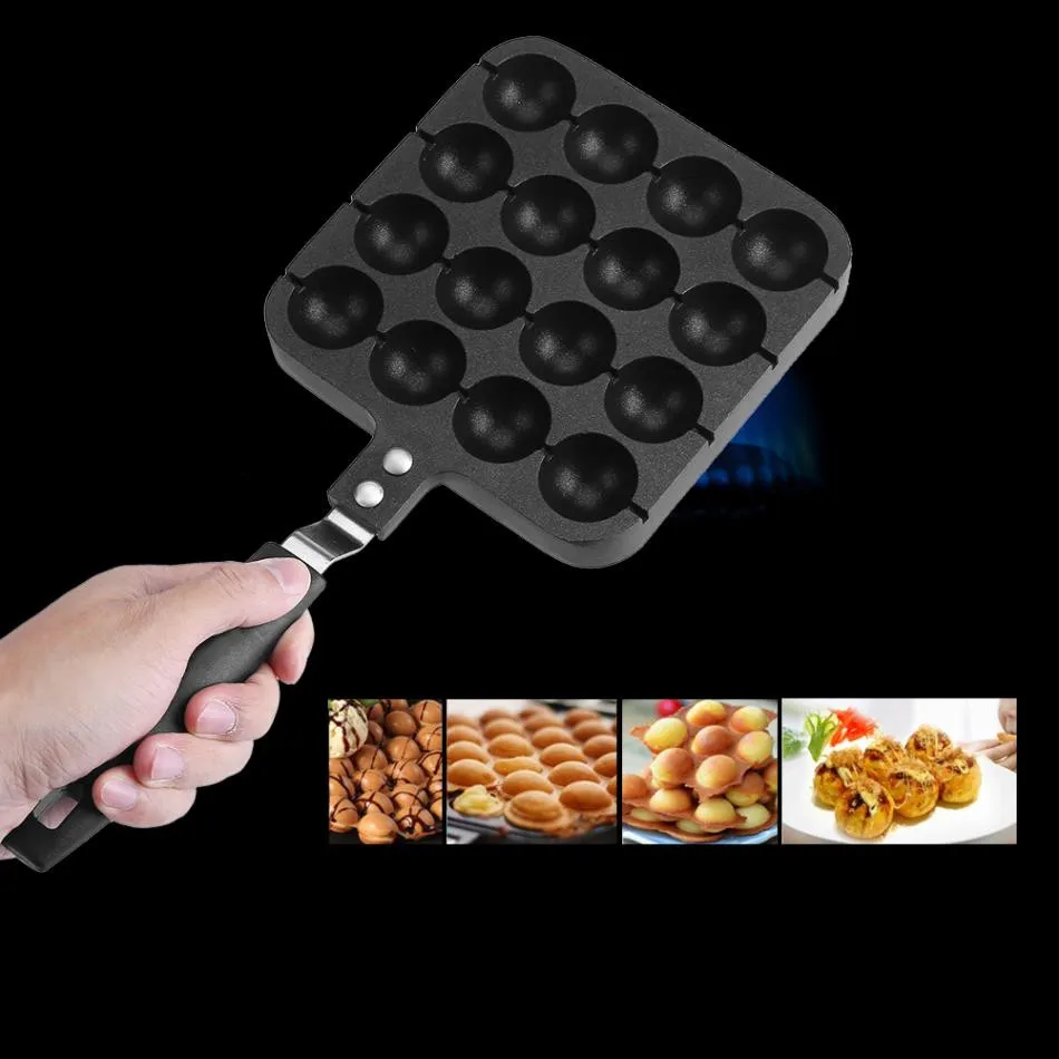 

Professional Takoyaki Grill Pan Octopus Ball Maker Machine With 16 Holes Home Cooking Baking Tools Kitchen Accessories