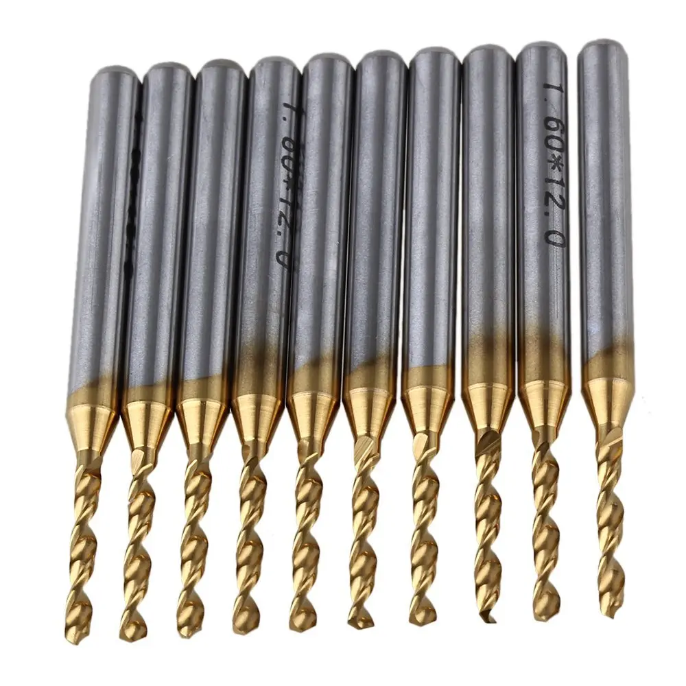1/8" Shank Titanium Carbide Micro Drill Bit 1.6mm PCB Jewelry Rotary