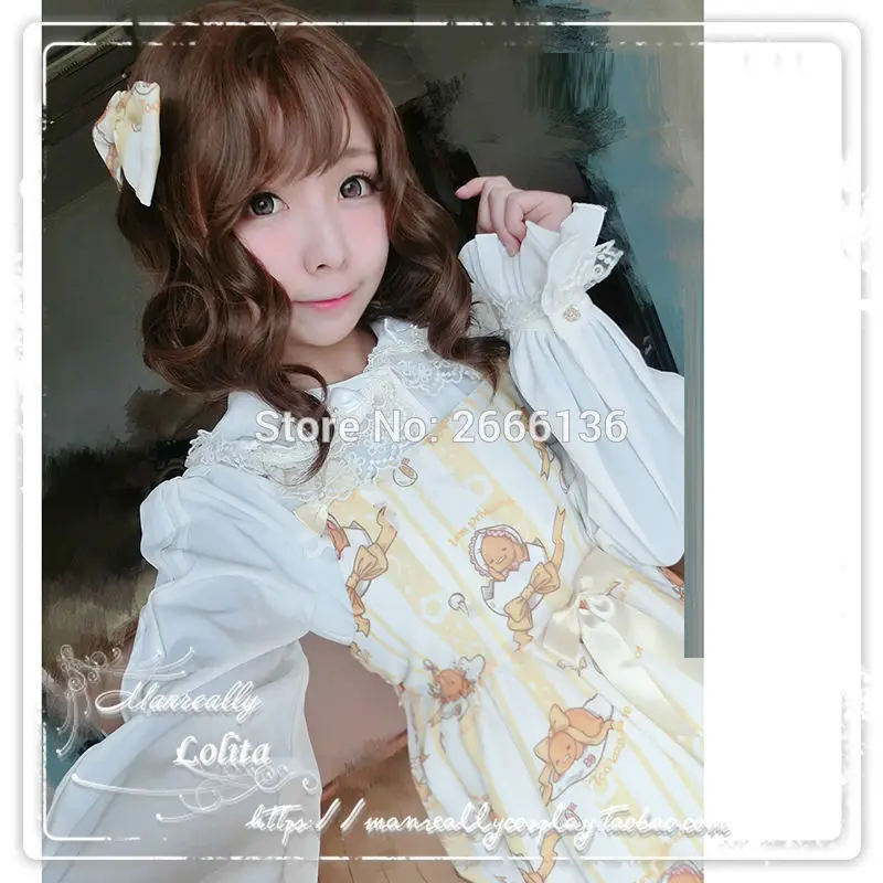 

New! Wig cosplay Lolita wigs soft - sister red - brown short curls everyday harajuku wigs Free shipping No headwear