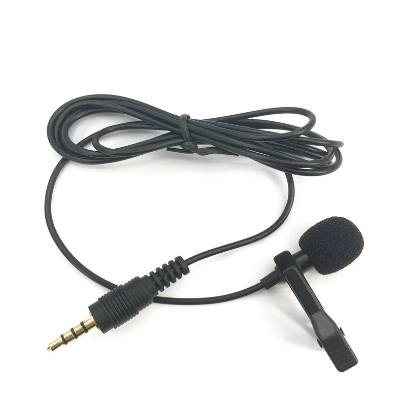 HEONYIRRY Mini 3,5 мм разъем микрофон-петличка зажим для галстука микрофоны микрофона микрофон для говорящих лекций речей 1,5 м длинный кабель