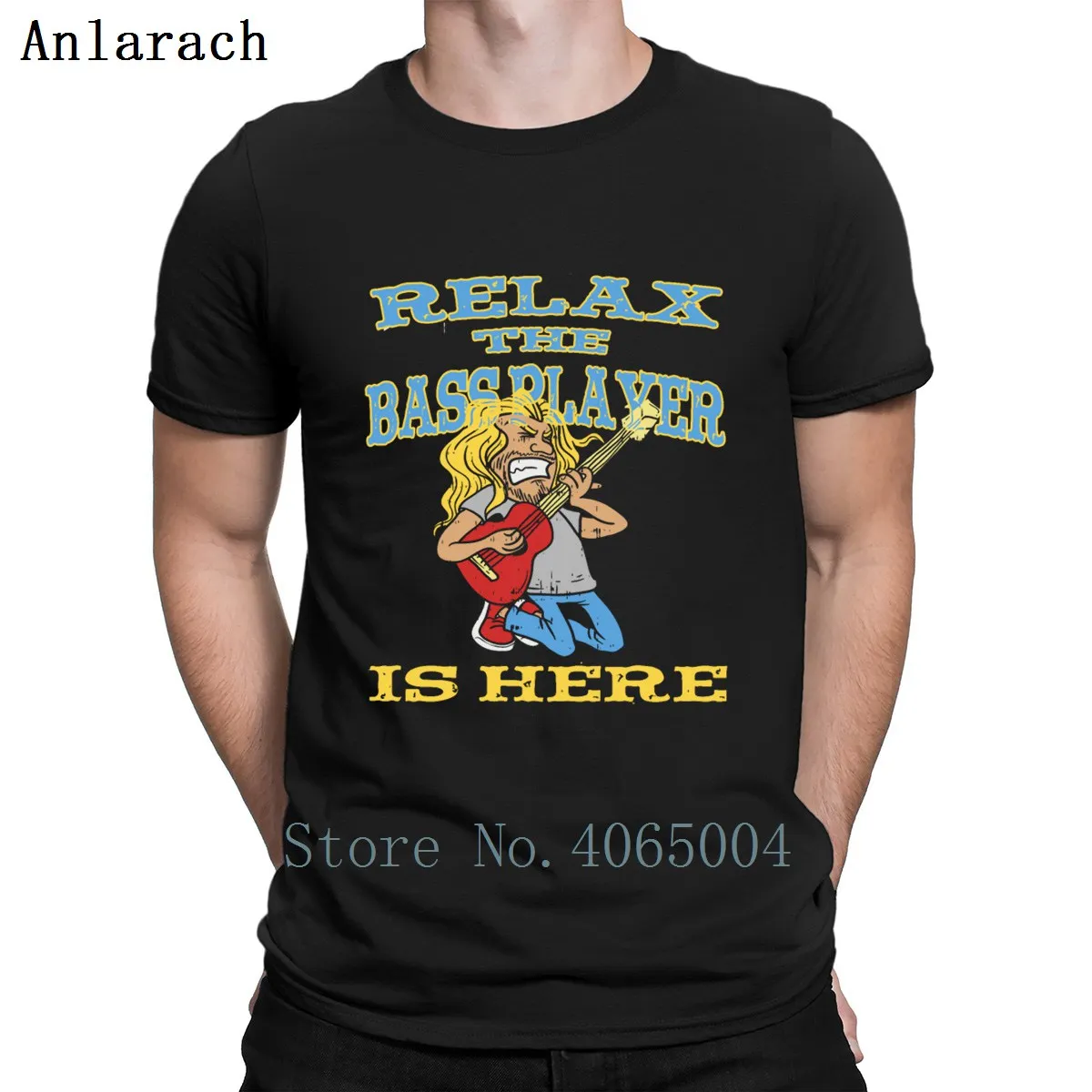 Best Relax The Bass Player Is Here T Shirt Breathable Spring Novelty Clothing Custom Euro Size S 3xl Loose Cotton Shirt