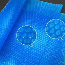 Заказное покрывало для бассейна 400 микрон одеяло, использующее энергию солнца, сохраняет воду и чистоту, может быть любого размера и формы, а также покрывало для пруда