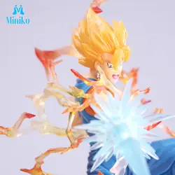 Ледяной меч Dragon Ball Z Goku фигурка ПВХ Коллекционная модель игрушки Brinquedos для детей подарок есть база предметы интерьера