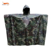Военный плащ-пончо с камуфляжной расцветкой для походов в лесную погоду