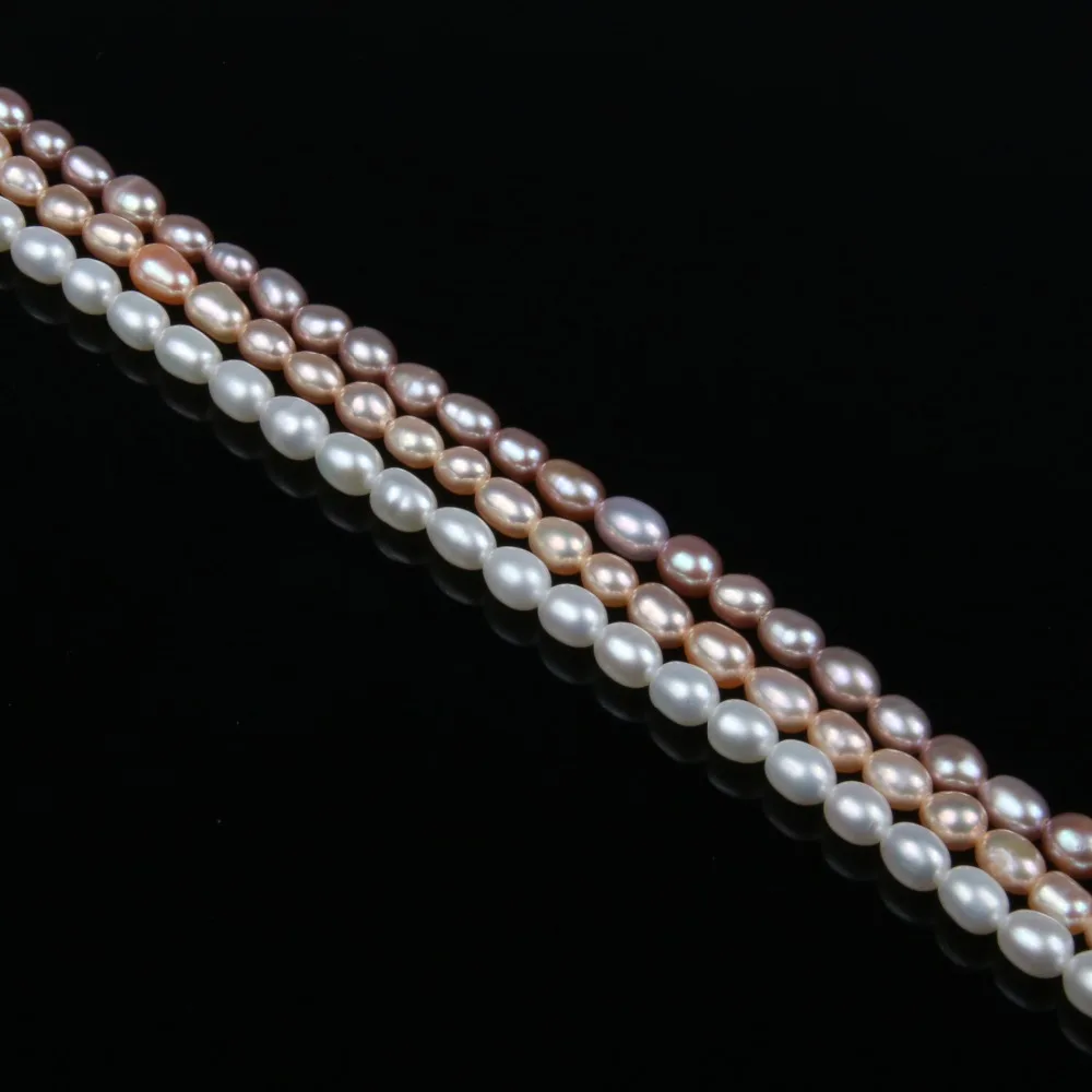 Natural Freshwater Pearl Beads High Quality AAA 36cm Punch Loose Beads for DIY Women Elegant Necklace Bracelet Jewelry Making