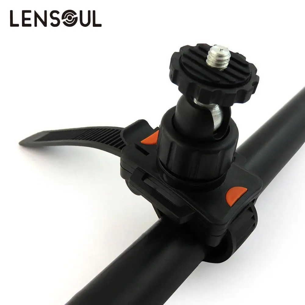 

lensoul Motorcycle Bike Cycling Handlebar Camera Mount Bracket Holder For Sports Camera