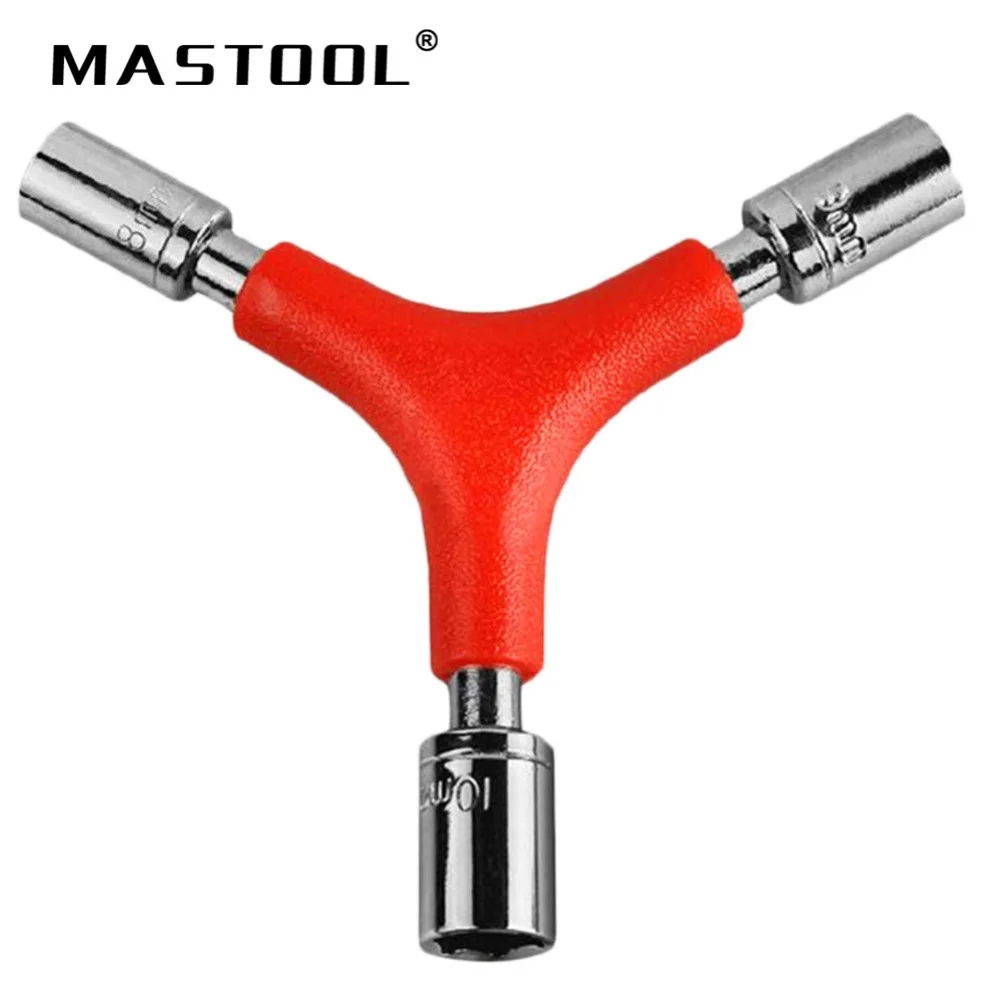 

3 Way Hex Wrench Spanner Bicycle Repair Tools trigeminal Allen key triangle hex socket to Cycling Bicycle Repair Tool 8 9 10mm