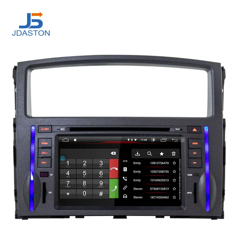 Top JDASTON Android 9.1 Car DVD Player For Mitsubishi Pajero V97 V93 2006-2011 Multimedia GPS Navigation 2 Din Car Radio IPS Stereo 1