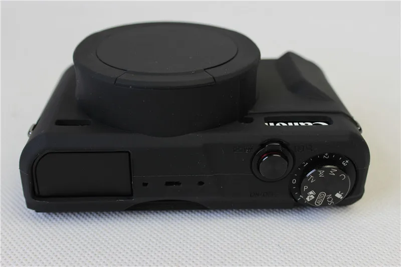  Bom Bolsa de Vídeo da Câmera para Canon G7x G7xii Mark 2 Câmera G7x ii Case de Borracha de Silicone Case Capa de Proteção do Corpo Pele - Image 3
