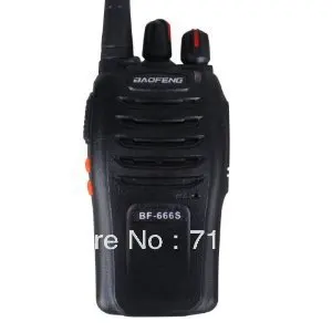 Портативное радио оптом Baofeng BF-666S UHF 400-470MHz 16CH 5W двухстороннее радио портативное ham мини рация