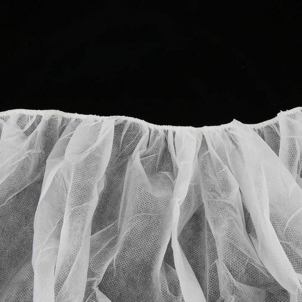 10 Pieces Non-woven Disposable Massage Table Sheet Bed Cover Waterproof White