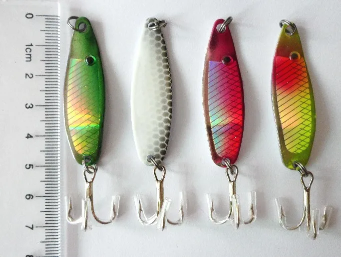 Wholesale 200pcs fishing Lures Fishingspinner Tackle spoon New Arrivals Fishing Lure Metal Spoon