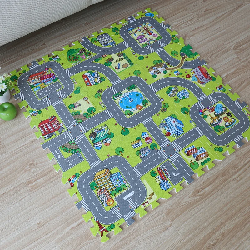 font b 2017 b font New 9pcs Baby EVA foam puzzle play floor mat Education