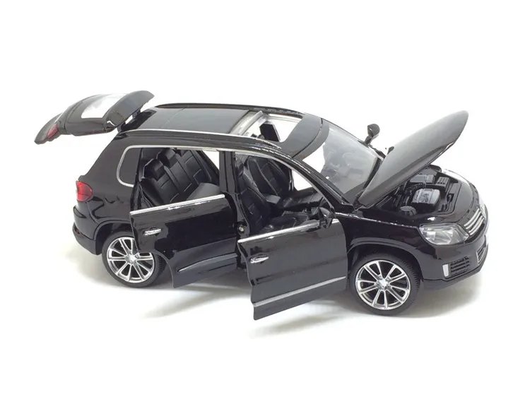 Горячая Распродажа 1/32 Tiguan литая под давлением металлическая модель автомобиля из сплава SUV для детей подарки игрушки Коллекционная модель автомобиля