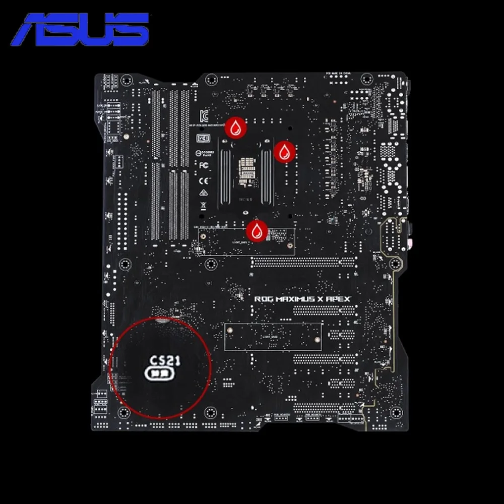 

NEW Arrival ASUS ROG MAXIMUS X APEX Z370 Motherboard LGA1151 Socket DDR4 Memory Type 32GB Dual M.2 USB3.1 Computer Mainboard