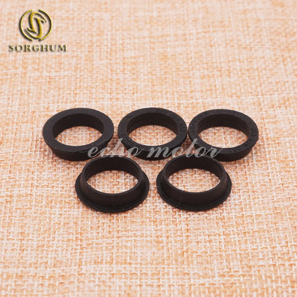 5pcs Black PDC Rubber Ring For GM Chrysler Peugeot BMW Buick Parking Sensor Bumper Object Sensor 9663821577 9196705 25961317 etc