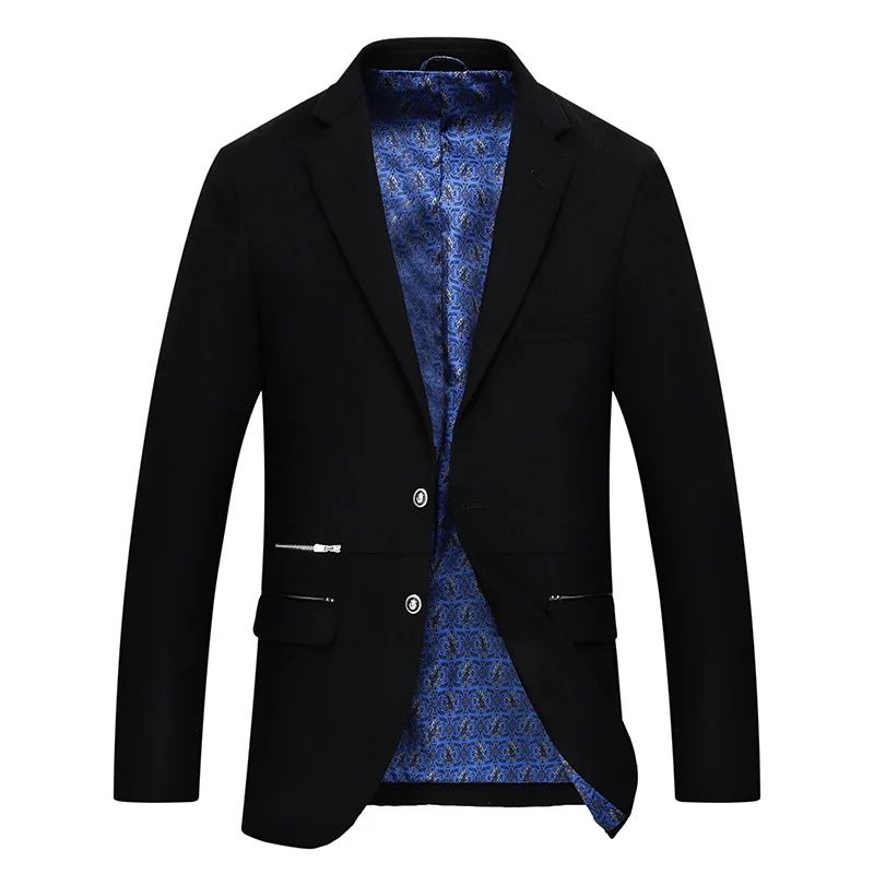 

Men Blazer 2019 Elegant Men's Suit Jacket Slim fit Casual Dinner Jackets Wedding Suits Plus Size Black Suit Formal Party Jacket