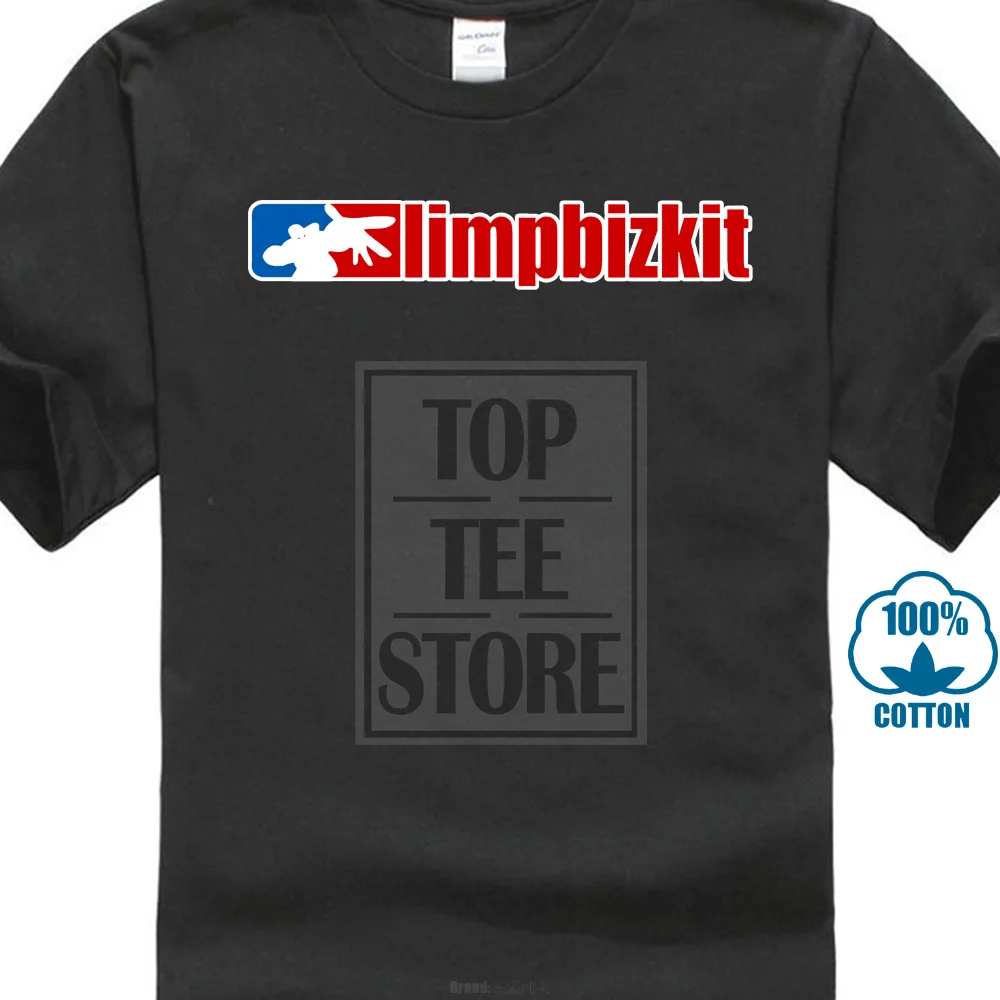 

Xuanyutee Limp Bizkit Rock Roll Band Fashion Style T Shirt Homme Cotton Print Casual Fit O Neck Short Sleeved T Shirt Men Xs 2xl