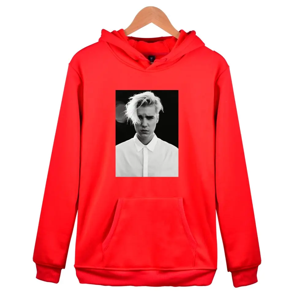 Justin Bieber Hoodies With Cap NewStyle Fashion Men/Women Clothing Hooded Sweatshirt Unisex Kpop Hoodies Plus Size Justin Bieber