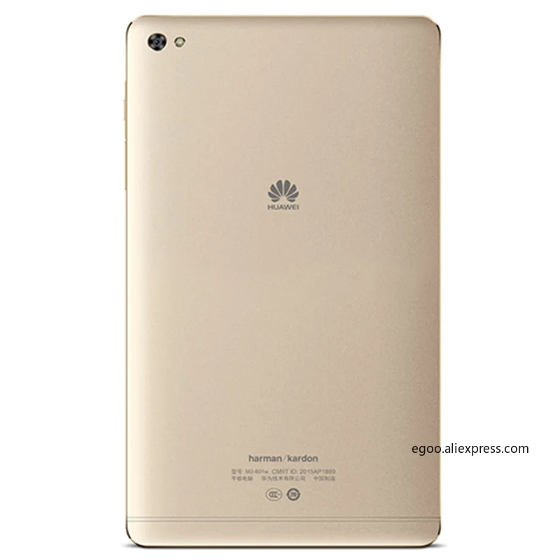 Планшетный ПК Huawei Mediapad M2 8 дюймов 2 0 ГГц Восьмиядерный 3 ГБ ОЗУ 64 Гб ПЗУ Wi Fi 4800 мАч IPS