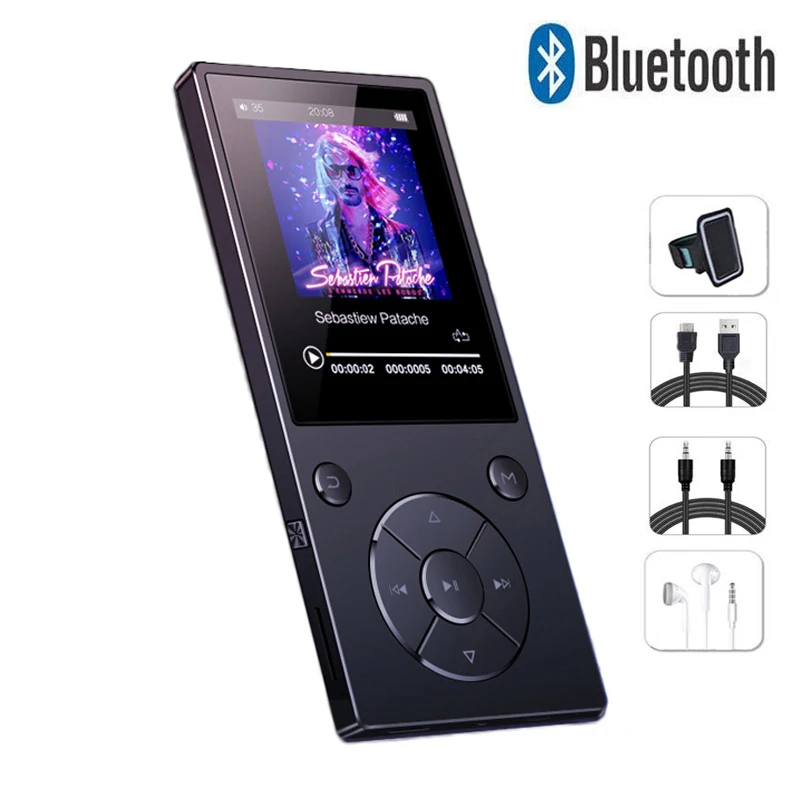 Оригинальный MP3 плеер с поддержкой HiFi 2 4 дюйма TFT экран портативный аудио FM радио и