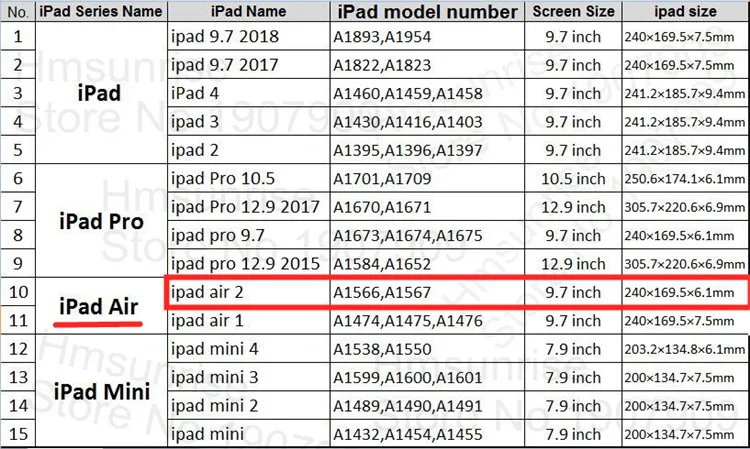 iPad air 2 A1566 01