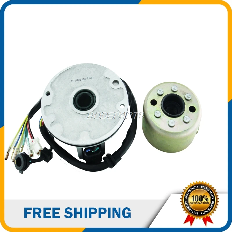 

Free Shipping Motorcycle Accessies High Speed Motor Kits Stator And Rotor Magnet Coil For ZongShen ZS 155cc Oil-cooled Engine
