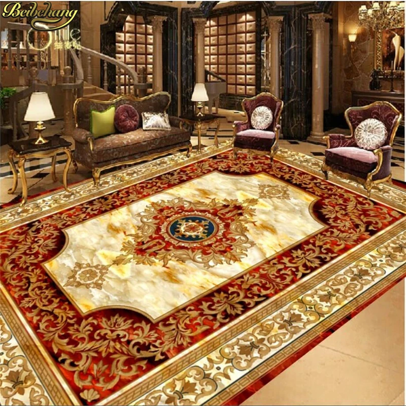 beibehang Custom photo floor painting wallpaper European ceiling ceiling continental carpet parquet PVC self adhesive floor beibehang Custom photo floor painting wallpaper European ceiling ceiling continental carpet parquet PVC self adhesive floor