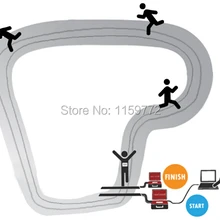 860-960 мГц epc gen2 одноразовые чужой H3 тег марафон на бегун обувь uhf rfid бумажная этикетка записываемый 10 см-2 м