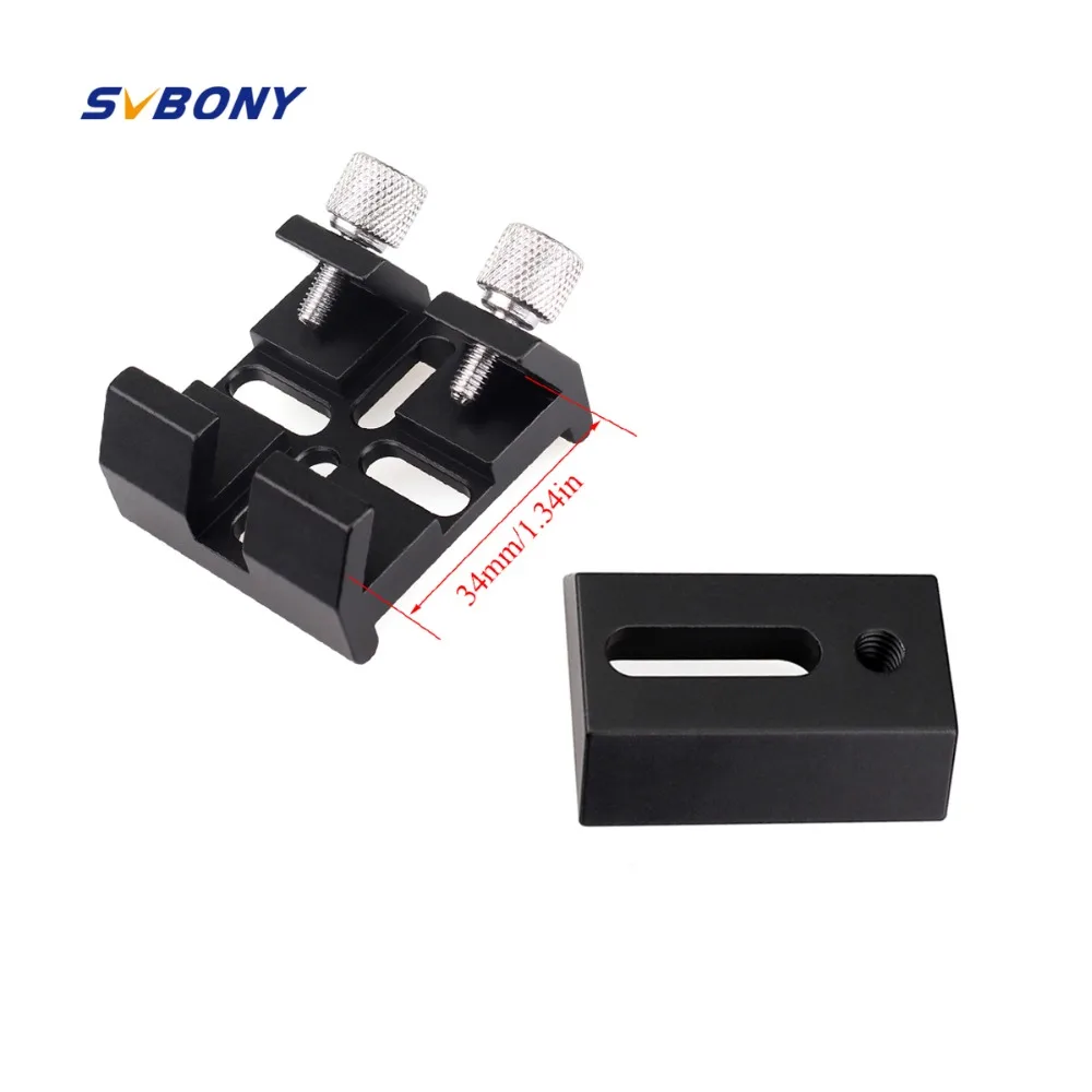 Svbony Small Finderscope Dovetail Plate + Multi Function Dovetail Slots