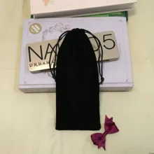 Высокое качество 5*15 см бархатная сумка для ювелирных изделий для подарка Орнамент браслеты бритва серьги и колье туалетные сумочки