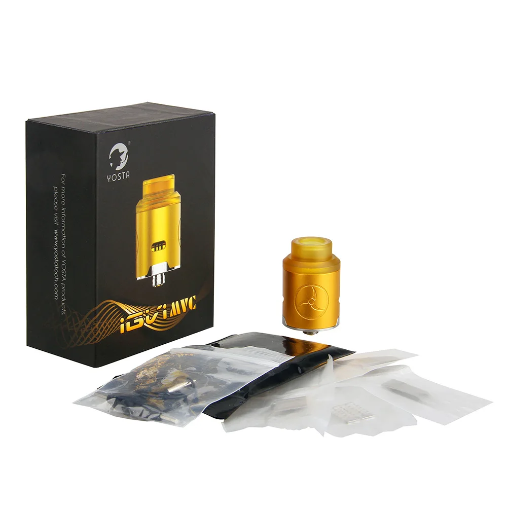 Original YOSTA IGVI MVC Mesh RDA vape Tank with Squonk Pin Replacement Mesh Wire rda atomizer for elektronik sigara box mod Original YOSTA IGVI MVC Mesh RDA vape Tank with Squonk Pin Replacement Mesh Wire rda atomizer for elektronik sigara box mod