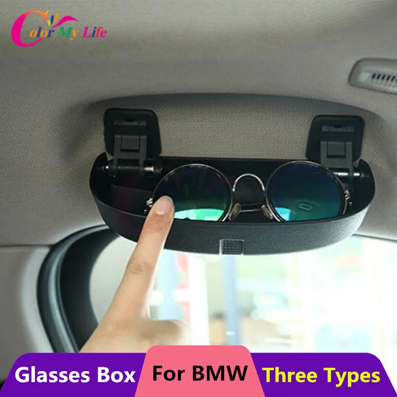 Color My Life Car Glasses Case Box for BMW 1/2/3/5 Series E90 E91 F30 F31 F34 320 328 F07 F10 F11 F48 520 528 X1 X3 X5 Parts Color My Life Car Glasses Case Box for BMW 1/2/3/5 Series E90 E91 F30 F31 F34 320 328 F07 F10 F11 F48 520 528 X1 X3 X5 Parts