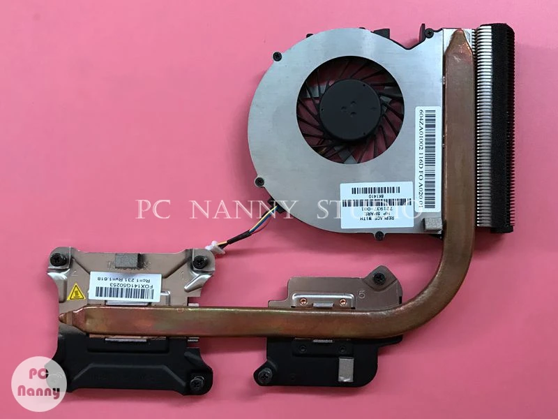 

721937-001 Genuine for HP Probook 450 455 G1 Laptop Cpu Fan Cooling Heatsink Assembly Radiator Cooler works