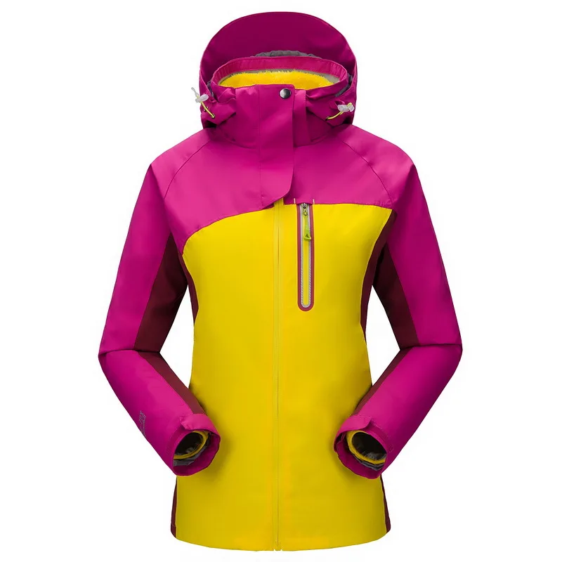 2016 couple models outdoor waterproof hiking jacket jersey soft shell fleece warm breathable waterproof mountaineering ski