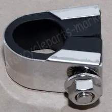 Хром Универсальный мини Тахометр Speedo Спидометр 7/" кронштейна для руля 22 мм для Yamaha флаг Harley Motor Новое