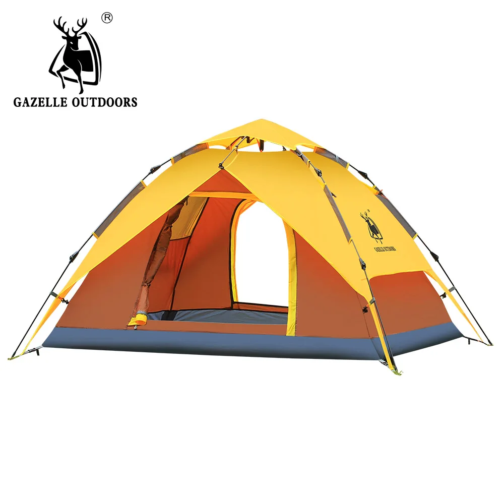 

Hydraulic Pressure Camping Tent, 3-4 Person Quick Automatic Open Tent, 200x180x130cm 3-4 Person