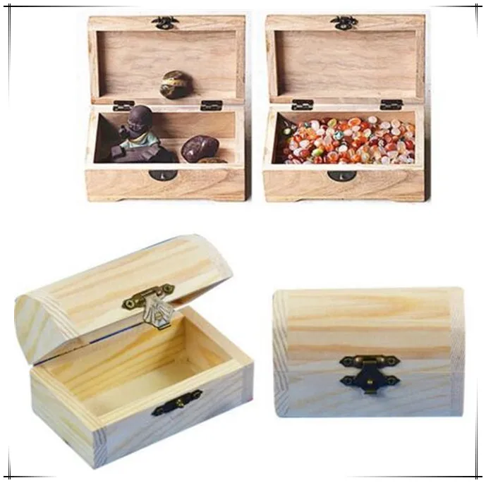 

Vintage Wooden Storage Box Container Storage Jewellery Keepsake Chest Trinket Personalized Gift Chest Personalized Metal Lock