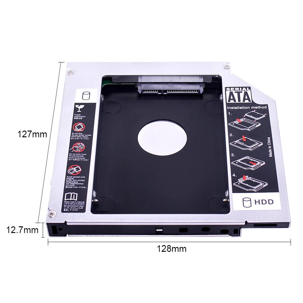 CHIPAL оригинальный чип Foxconn PATA IDE для SATA 3 0 12 7 мм 2 й HDD Caddy 5 &quotчехол SSD корпус ноутбука