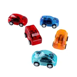 5 шт. многоцветные мини инерционные откатные машины прозрачные автомобильные модельные листы и игрушки игрушечные транспортные средства