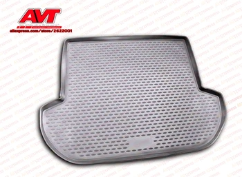 

Trunk mats for SsangYong Rexton 2001- 1 pcs rubber rugs non slip rubber interior car styling accessories