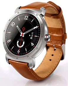 Смарт-часы K88H Plus, 1,3 дюймов, умный Браслет, монитор сердечного ритма, шагомер, фитнес-трекер, мужские и женские Смарт-часы для Android и IOS - Цвет: Silver Leather