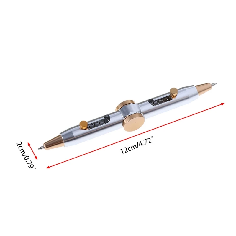 Novelty Fidget Spinner Metal Pen Anti Stress Pen Toys Ballpoint Pen Kids Student 5