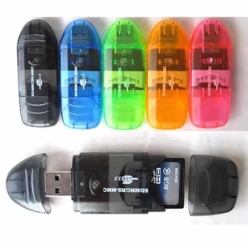 

High Speed USB Memory Card Reader Writer adaptor MMC SD SDHC TF UP To 64GB new