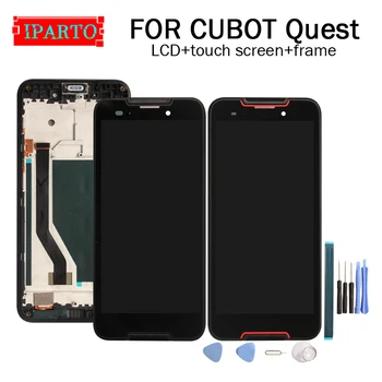

5.5 inch CUBOT Quest LCD Display+Touch Screen Digitizer +Frame Assembly 100% Original LCD+Touch Digitizer for CUBOT Quest