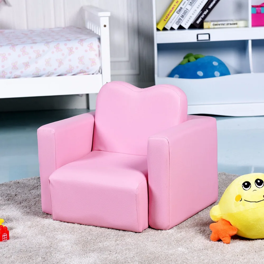Giantex Multi-functional Kids Armchair Sofa Table Chair Set Gift Living Room Boys Girls HW58619BL